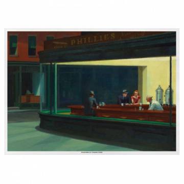 TOVAGLIETTE CARTA "NIGHT HAWKS" CM 31x43 PZ 500